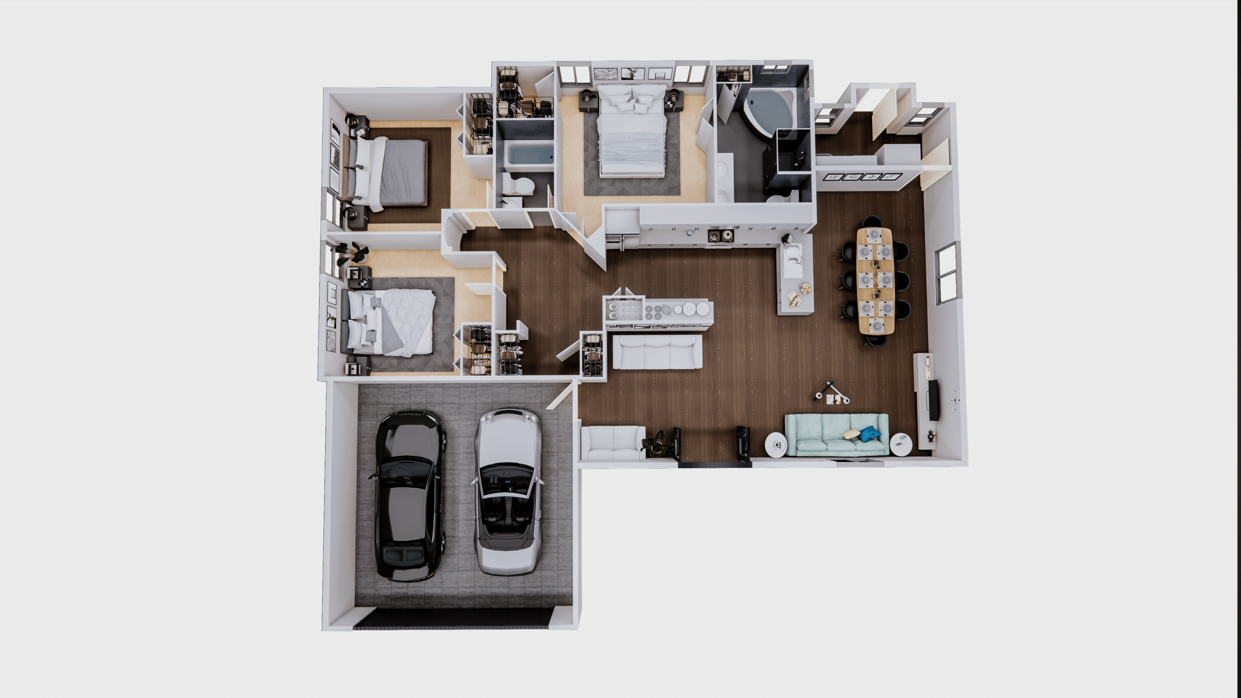 SunnySide floor Plan 3D