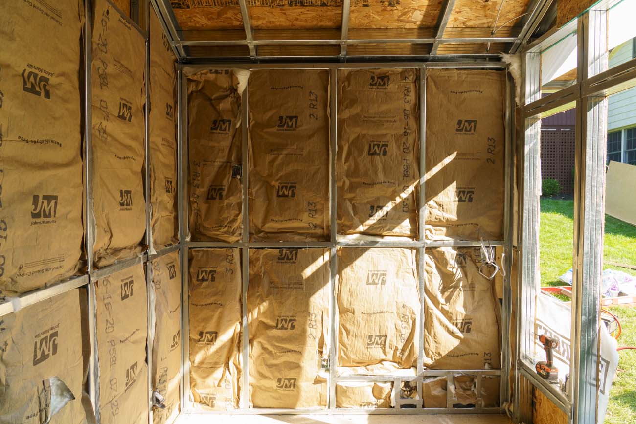 Plus 1 frame picture with insulation Brian