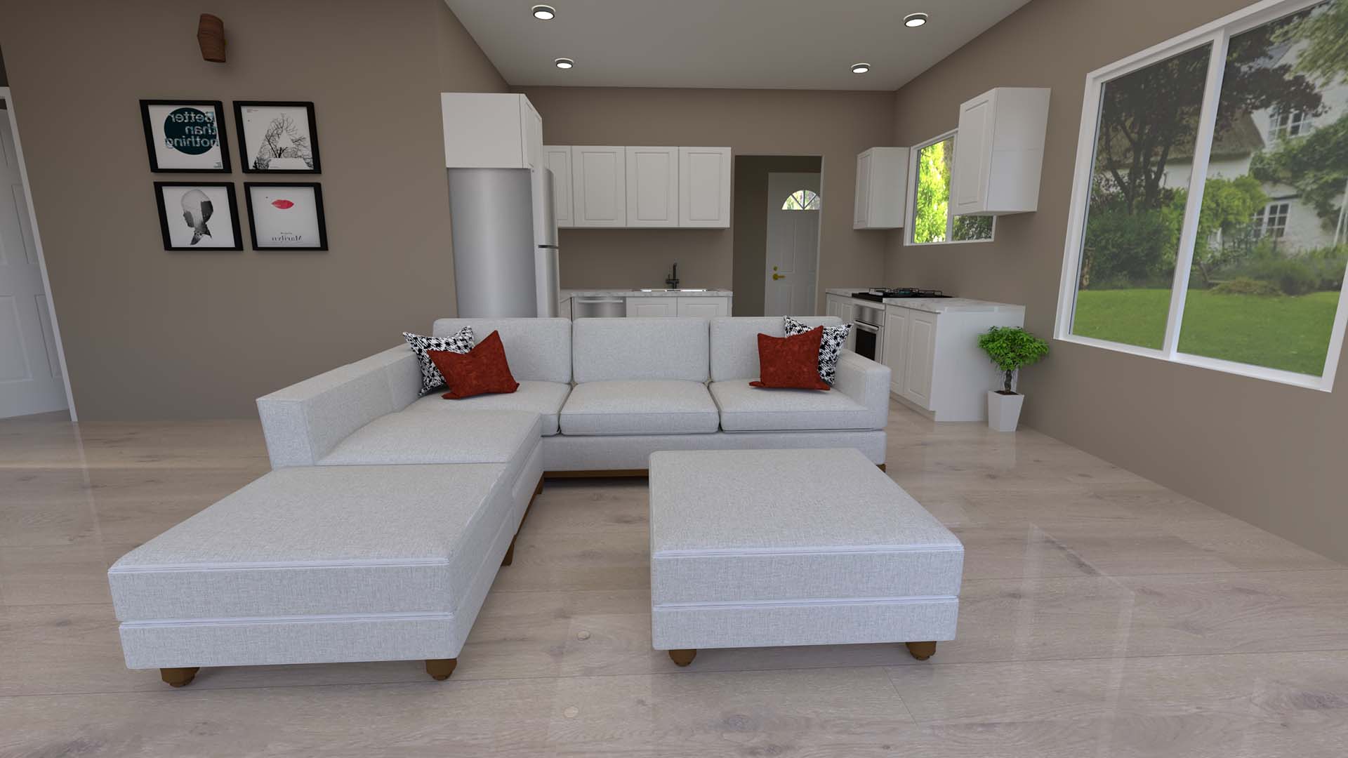 Kitchen Living Interior Dreamwood (2023 04 06 00 48 30 UTC)