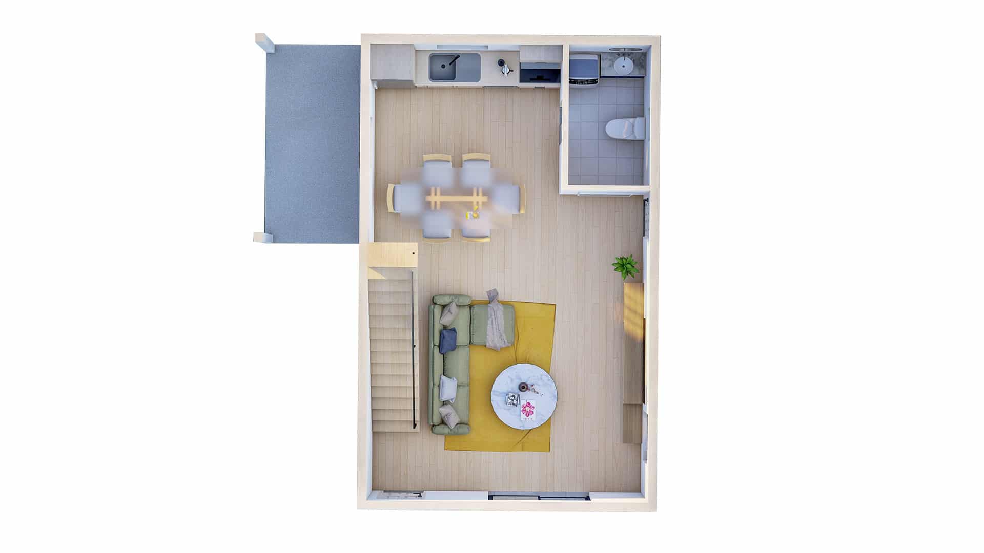 Florida Getaway 1bd 1.5ba 3df2